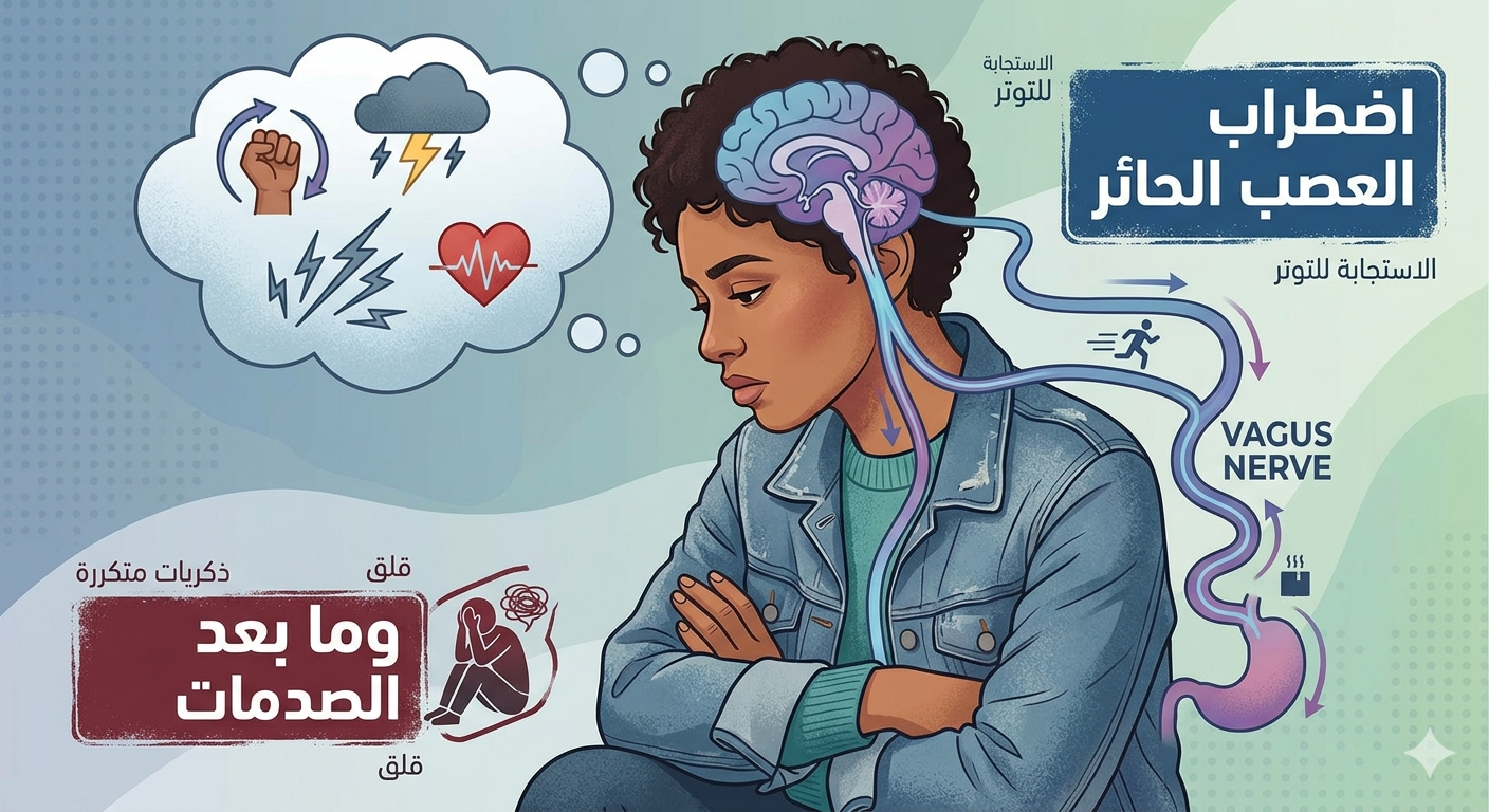 اضطراب ما بعد الصدمة والعصب الحائر